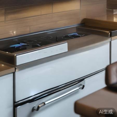 燃气灶4501，简约清新美观