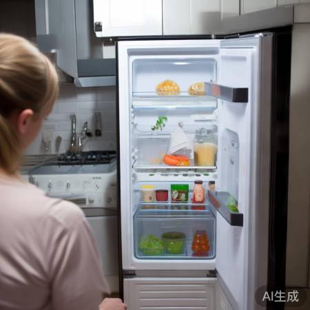 冰箱温度高，食物易变质
