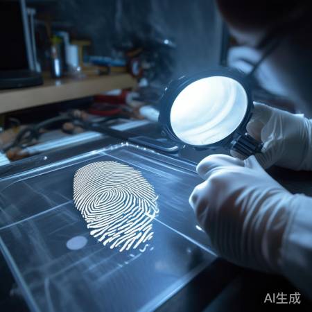 指纹测试进行中