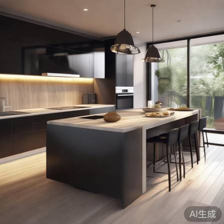 奥铂特油烟机，吸力强劲，厨房清