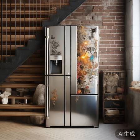创意楼梯下冰箱，生活惊喜无限