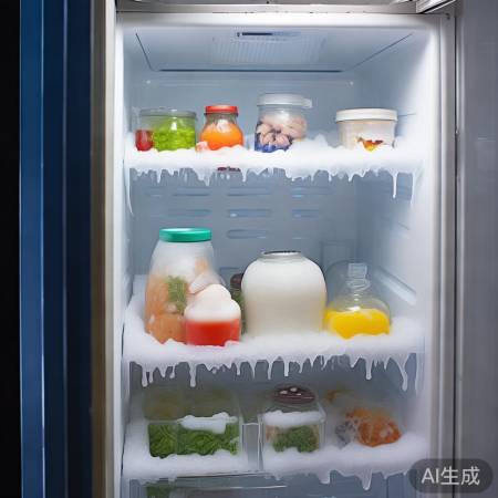 冰箱堵塞结冰时间不一