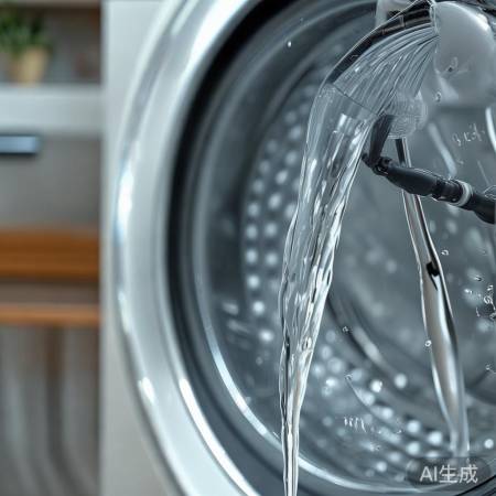 洗衣机装好，测试无泄漏