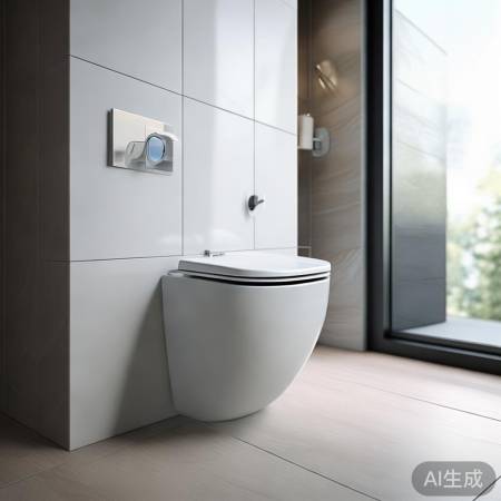 卫生间设计：壁挂马桶，智能储物