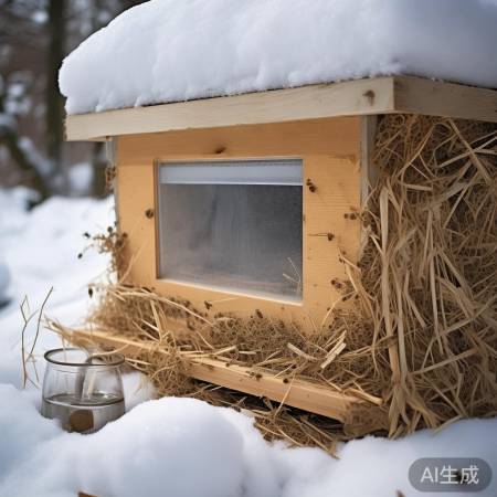 “冬天给蜜蜂保温保湿”