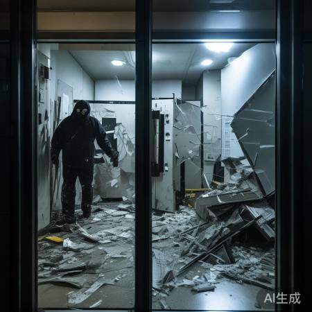 枣庄盗保险柜，金额达百万