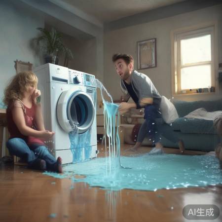 洗衣机成水龙头,笑点多多
