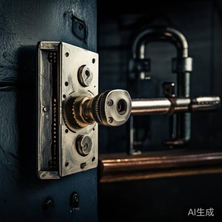 机械锁解锁瞬间