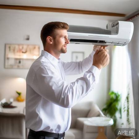 空调安装顺利，师傅贴心指导