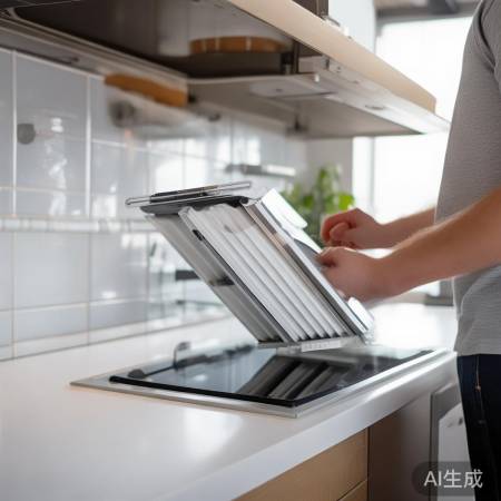 抽油烟机定期清理,厨房更整洁