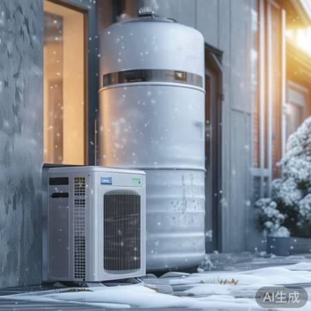 美的空气能热水器节能保暖