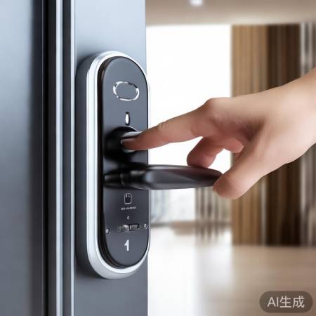 智能锁防伪设计防指纹覆盖