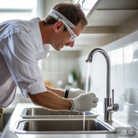 “拧紧螺丝，测试龙头”