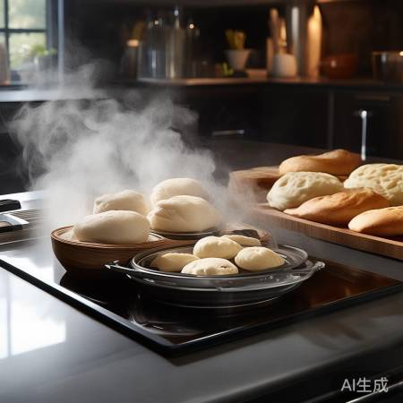 集成灶蒸功轻松搞定，香馍细腻。