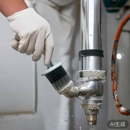 耐心清洗加热管