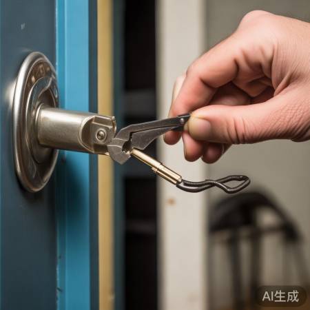 钥匙断裂,巧用细铁丝取出