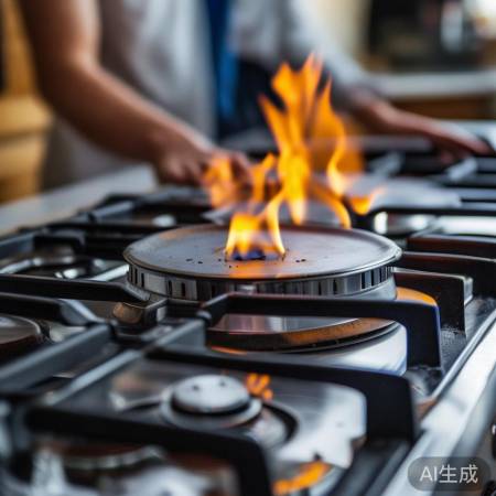 燃气灶火焰不稳，检查清理与压力
