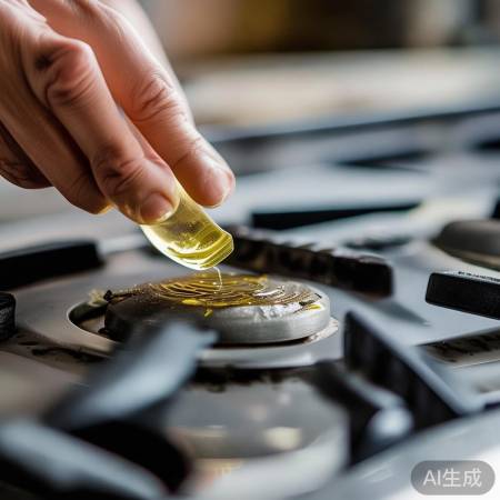 涂抹油润滑炉头