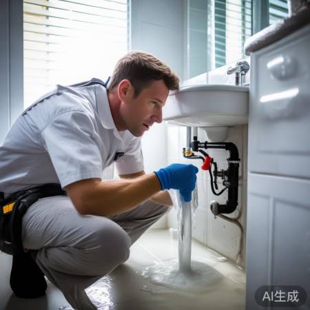 检查水管，疏通或更换