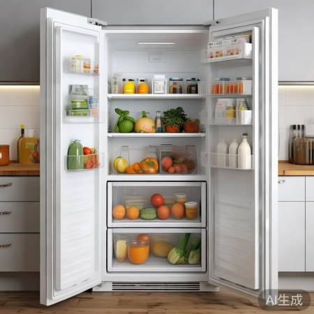 冰箱食物巧摆放