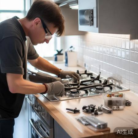 燃气灶单灶开关更换教学