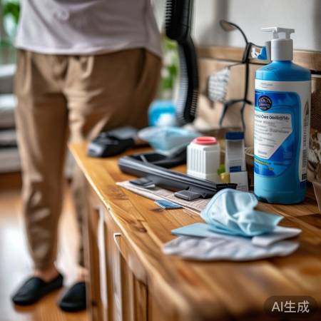 家务准备：工具齐全，拖鞋必备