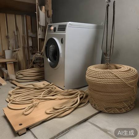 工具准备，搬运洗衣机