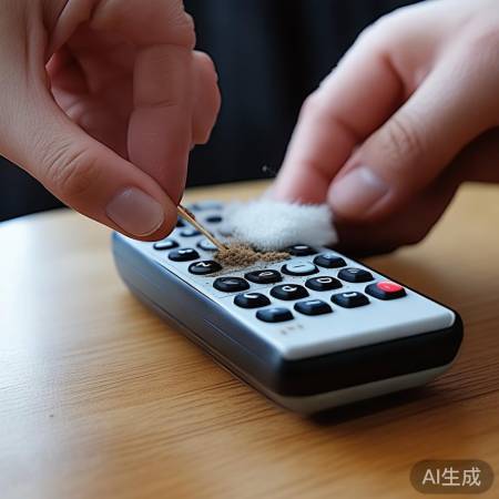 擦拭按键除异物