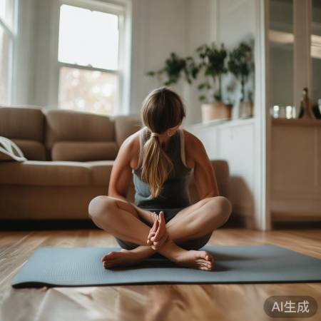 在家做简单拉伸运动