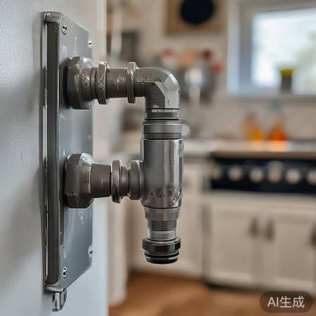 热水器阀门勿装易撞处