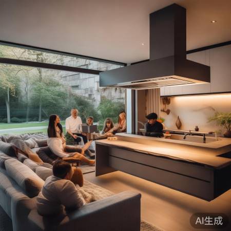 “客厅油烟机，生活更自然”