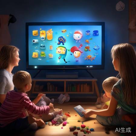 警示牌提醒软件安全,保护儿童免