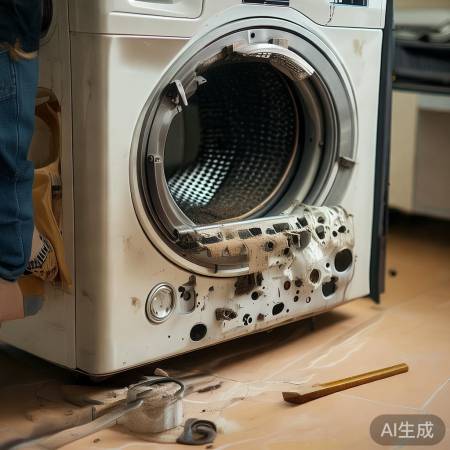 洗衣机零件老化，定期检查更换