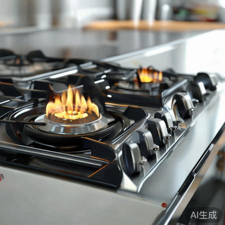 燃气灶选日式三眼,清洁空间兼顾