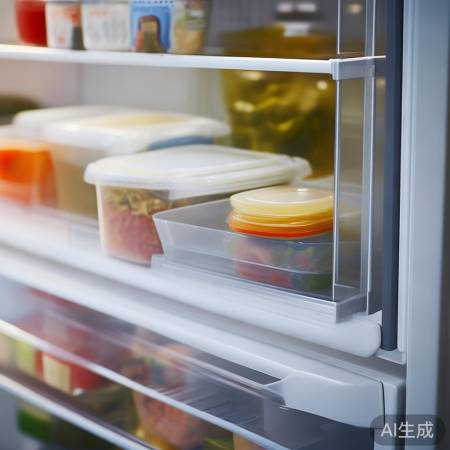 剩菜密封冷藏,底层保鲜。