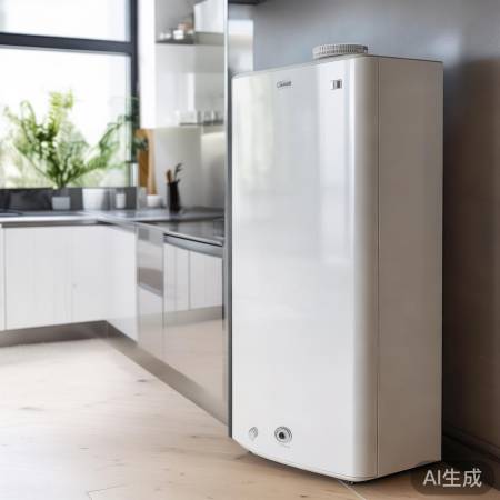 简约白色热水器