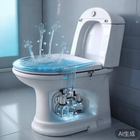 智能马桶冲洗原理图