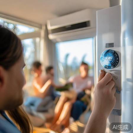 空调调温适度省电