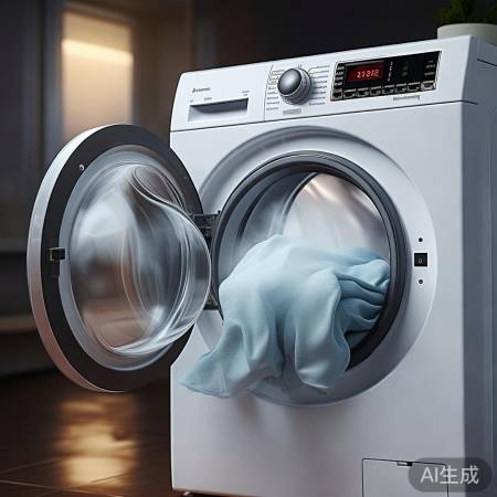 洗衣机高速旋转脱水，有时会突然