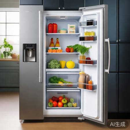 冰箱内部空间人性,开门90度方