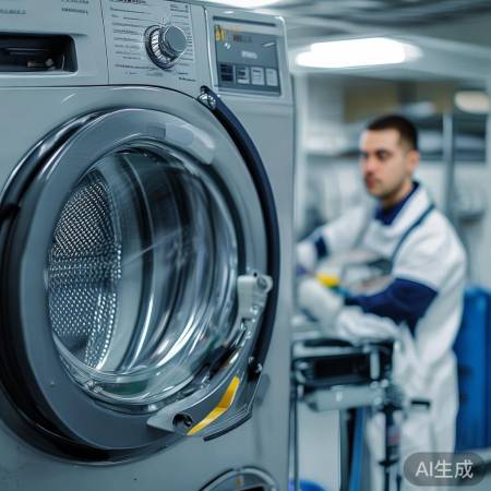 斯麦格洗衣机维修热线告诉你:阳台洗衣机摆放技巧：1米空间如何巧妙放置