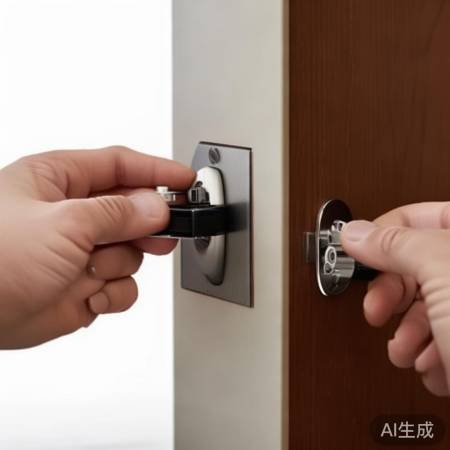 智能锁安装简单,注意位置和电池