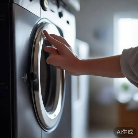 洗衣机门缝大,按钮易操作