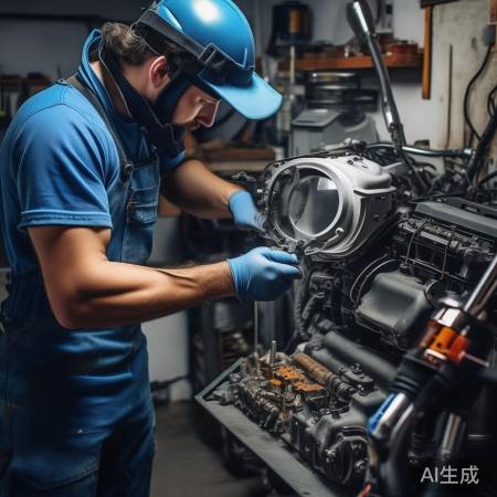 检查碳刷磨损,安全换新