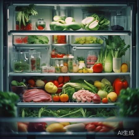 冰箱食材摄影技巧