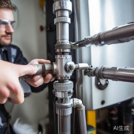 管道连接，力度适中