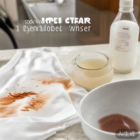 “白醋除咖啡渍,简单有效。”