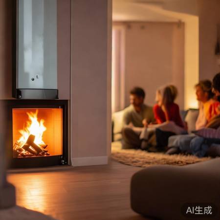 装修顺利,壁挂炉安装成功,冬日