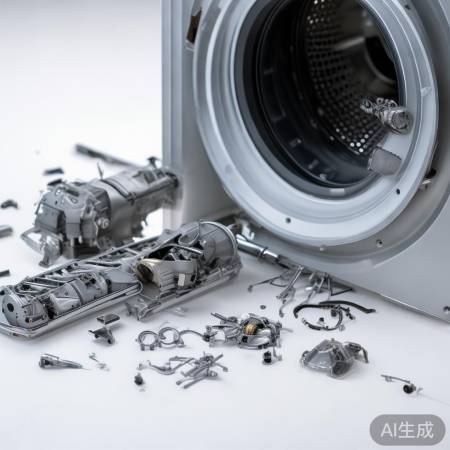 洗衣机内部零件检修